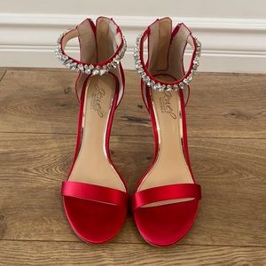 Red Badgley Mischka Shoes